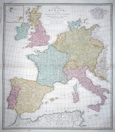 Large map of Western Europe