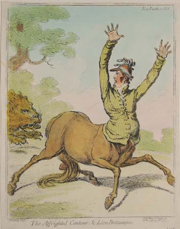 Caricature of the Duke of Bedford