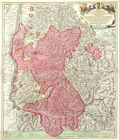 Map of Wurttemberg