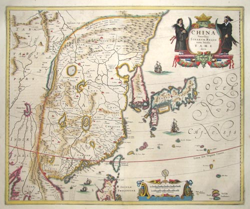 Early map of China