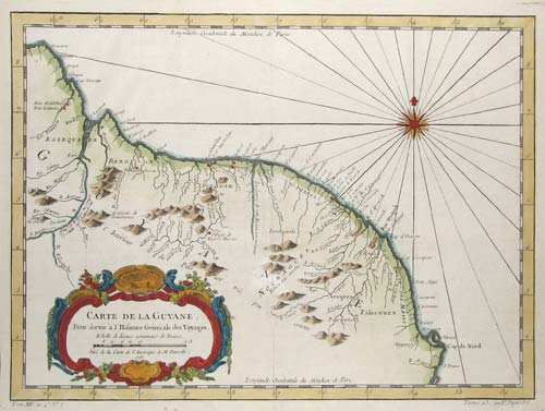 Chart of the Coasts of Guiana