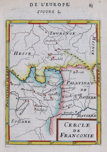 Miniature map of Franconia