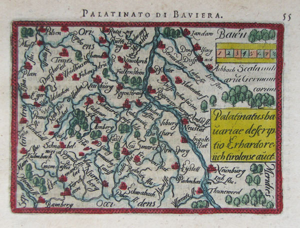 Miniature map of Bavaria