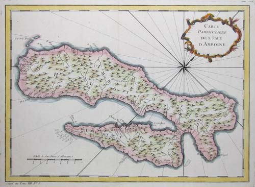 Map of Ambon in the Moluccas