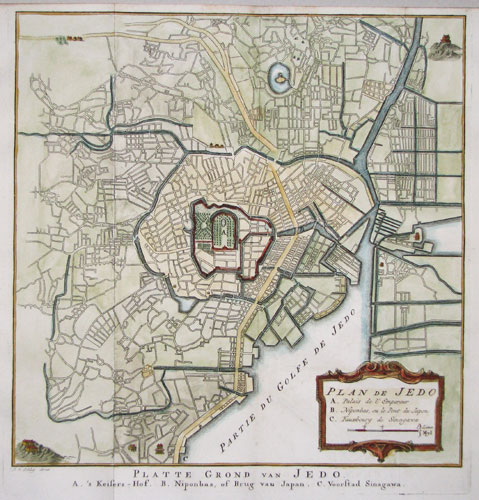 Early map of Tokyo