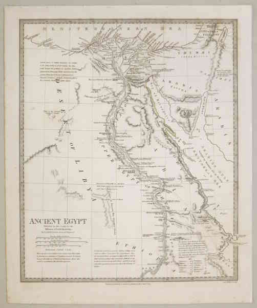 Detailed map of Ancient Egypt
