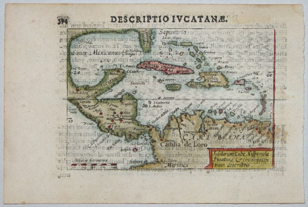 Miniature map of the West Indies