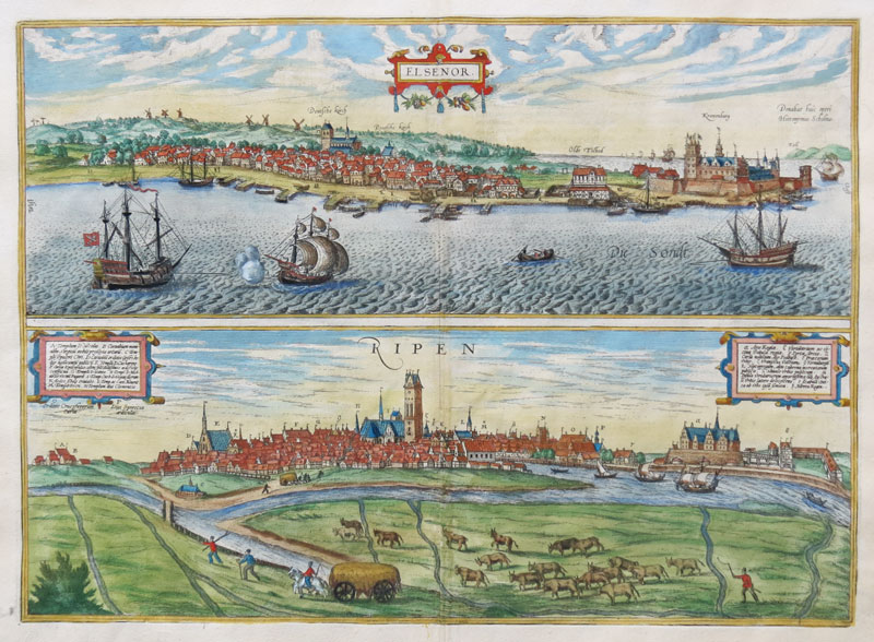 16th century prospects of Helsingr & Ribe