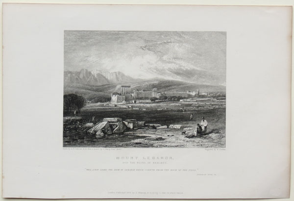 View of the ruins of Baalbek