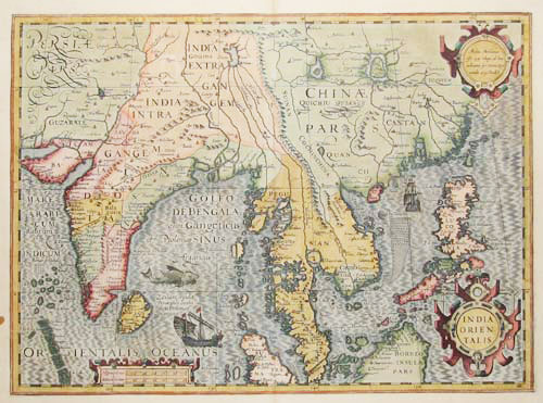 Decorative Map of the East Indies