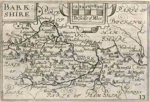 Miniature map of Berkshire