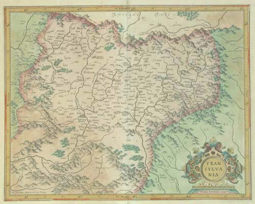 Early map of Transylvania