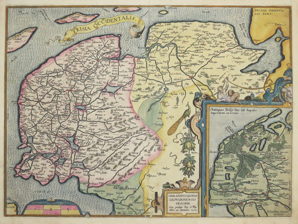 Early map of Friesland