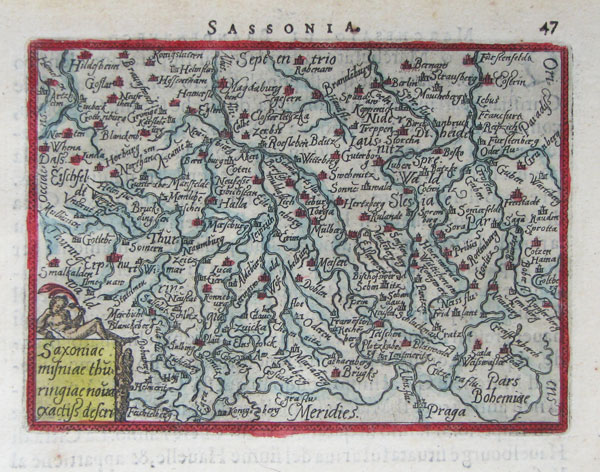 Miniature map of Saxony