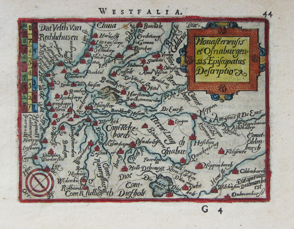 Miniature map of Westphalia