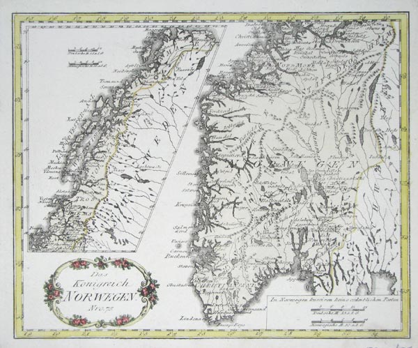 Uncommon map of Norway