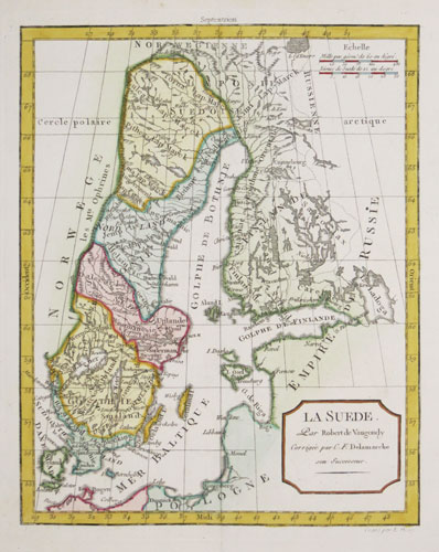 Map of Sweden, Norway & Finland
