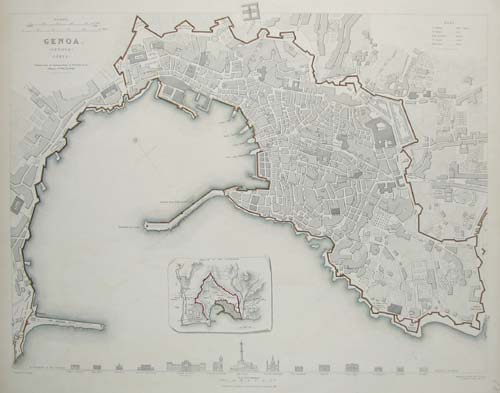 Townplan of Genova