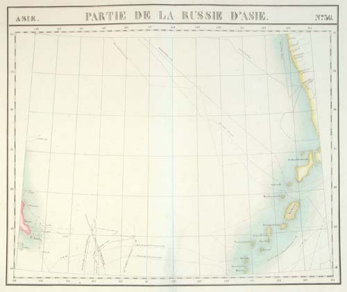 Detailed chart of the Kuriles
