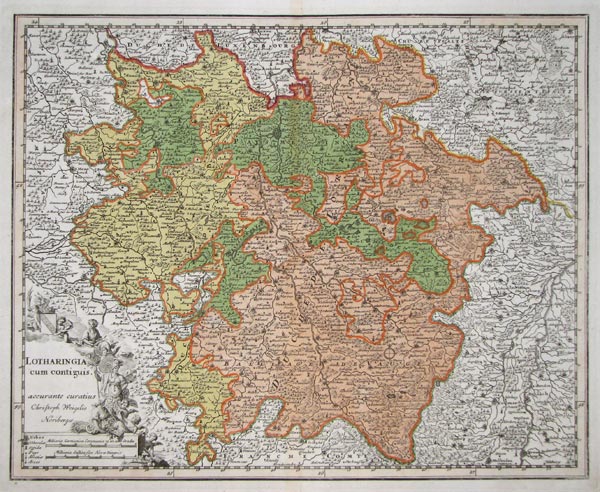 Map of Lorraine.