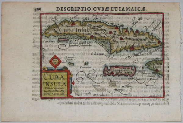 Miniature map of Cuba