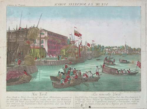 New York with boats and costumes