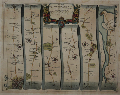 An early map of the roads in Essex