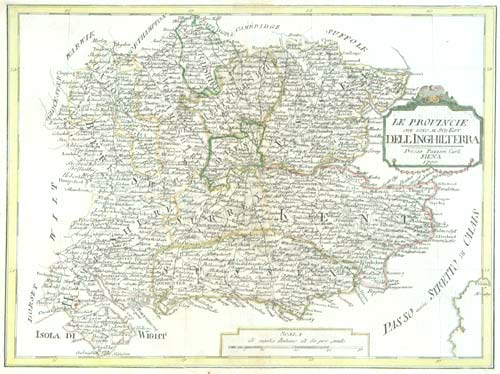Map of South East England