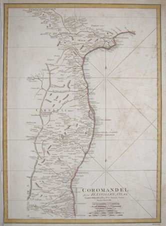 Map of Coromandel