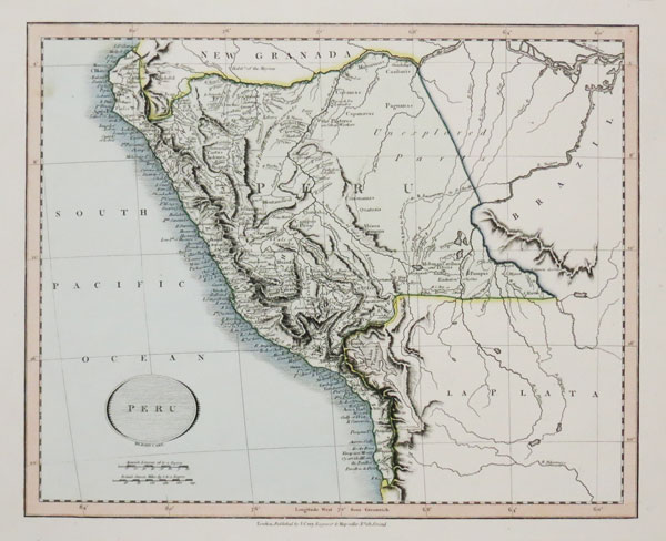 Detailed map of Peru