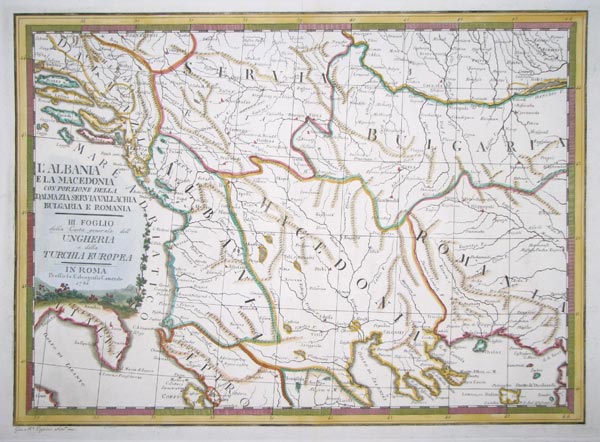 Uncommon Map of the Southern Balkans